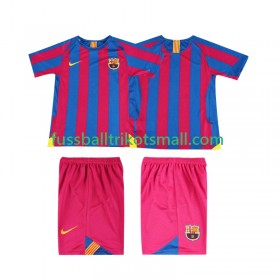 Fußballtrikots FC Barcelona 2006 Retro Kinder 2005 Kurzarm Heimtrikotsatz kaufen
